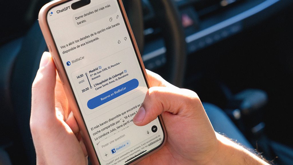 BlaBlaCar Integrates Its App into ChatGPT
