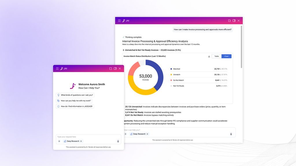 JAGGAER Launches Its Purchasing Assistant JAI